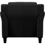 Lifestyle Solutions Collection Grayson Micro-fabric Chair Black