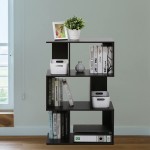 FURINNO Simply Modern 3-Tier Open Book Shelf