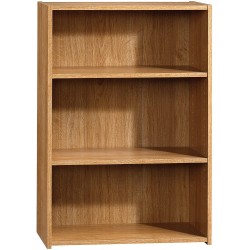 Sauder Beginnings 3-Shelf Bookcase Highland Oak finish