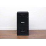 Office Dimensions 20225 File Cabinet 18-Inch Black