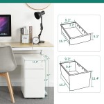 YITAHOME 3-Drawer Metal Filing Cabinet Office Drawers with Keys Compact Slim Portable File Cabinet Pre-Built Office Storage Cabinet for A4 Letter Legal White