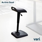 Vari Active Seat- Adjustable Ergonomic Standing Desk Chair Wobble Office Chair with Dynamic Range of Motion Encourages Good Posture Fully Assembled
