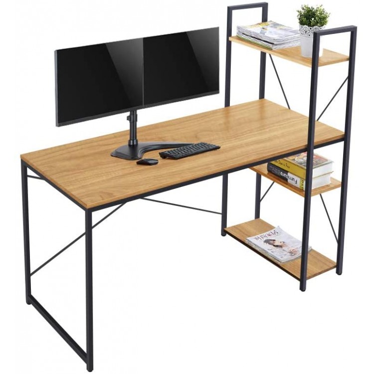 AZL1 Life Concept Home Office Computer Desk 55 inches Walnut