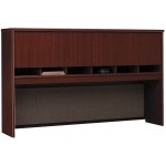 Bush Business Furniture Series C Collection 72W 4 Door Hutch in Mahogany