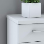 Bush Business Furniture 400 Series 30W Piler Filer Cabinet in White
