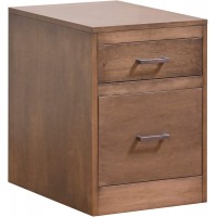 DutchCrafters Brown Maple Solid Wood Office Cabinet for Storage and Organization Amish Made in America Rolling Drawer Cabinet Cabinet Only