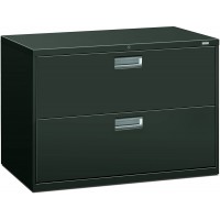 HON 2-Drawer Filing Cabinet 600 Series Lateral or Legal File Cabinet 42w by 19-1 4d Charcoal H692