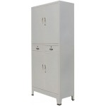 HURRISE Office Cabinet 2 Drawers Cabinet Ample Space for Office