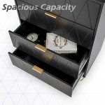 sunseen 4 Drawer Office Storage File Cabinet Craft Storage Organization for Home Office Storage Dresser Cabinet with 4 Metal Legs Black