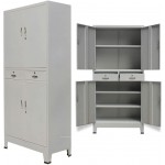 Tbest Cabinet Office Cabinet Plastic for Office for Decoration