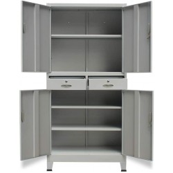 Tbest Cabinet Office Cabinet Plastic for Office for Decoration