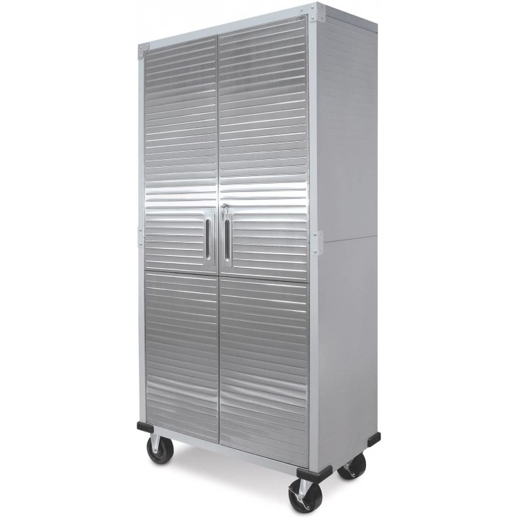 UltraHD Tall Storage Cabinet Stainless Steel 2 Pack