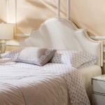Christopher Knight Home Nora Headboard Fully Upholstered Queen Full Ivory