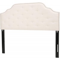 Christopher Knight Home Silas Fabric Headboard Queen Full Ivory