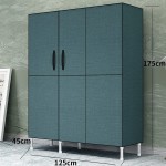 Portable Wardrobe Closets Portable Wardrobe for Hanging Clothes,Closet Organizer Bedroom Armoire with Doors Heavy Duty Sturdy Structure Wardrobe Storage Closet 49"L X 17.7"D X 69"H Wardrobe Storage Cl