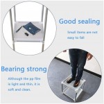 WERTYG Portable Closets Wardrobe Foldable Hanging Rod Portable Closet Shelves Storage for Clothes Shoes Bedroom Armoire