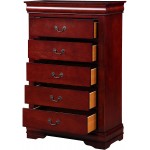 ACME Furniture Louis Philippe 23756 Chest Cherry One Size