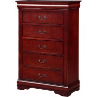 ACME Furniture Louis Philippe 23756 Chest Cherry One Size