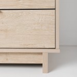Signature Design by Ashley Oliah Modern Six Drawer Dresser Natural Brown