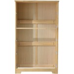 Super Jumbo Chest 5 Deep Drawers 100% Solid Pine Wood; Storage Dresser with Lock; Lock & Key Included. Natural