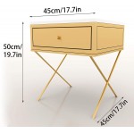 Bedside table Iron art Nordic minimalist Home storage Bedside storage rack Bedroom lockers,Gold