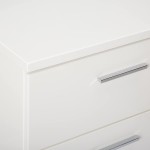 Coaster Home Furnishings Felicity 2-drawer Nightstand Glossy White 15.25"D x 23.25"W x 22.75"H CO-203502