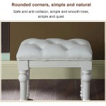 Vanity Stool for Bedroom Vanity Bench Make Up Chair Bathroom Bedroom Furniture Capacity 200kg Easy Assembly 44x32x47cm
