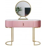 White Dressing Table Makeup Dresser,Removable Top Multi-Functional Writing Desk Vanities Tables with Benches Dressing Table Color : Yellow Size : 100cm