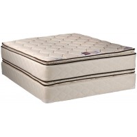Coil Comfort Pillowtop Full Size 54"x75"x11" Mattress and Box Spring Set by Dream Solutions USA