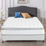 Continental Sleep 10-Inch Medium Plush Eurotop Pillowtop Innerspring Mattress and 8" Wood Boxspring Foundation Set with Frame Twin gold