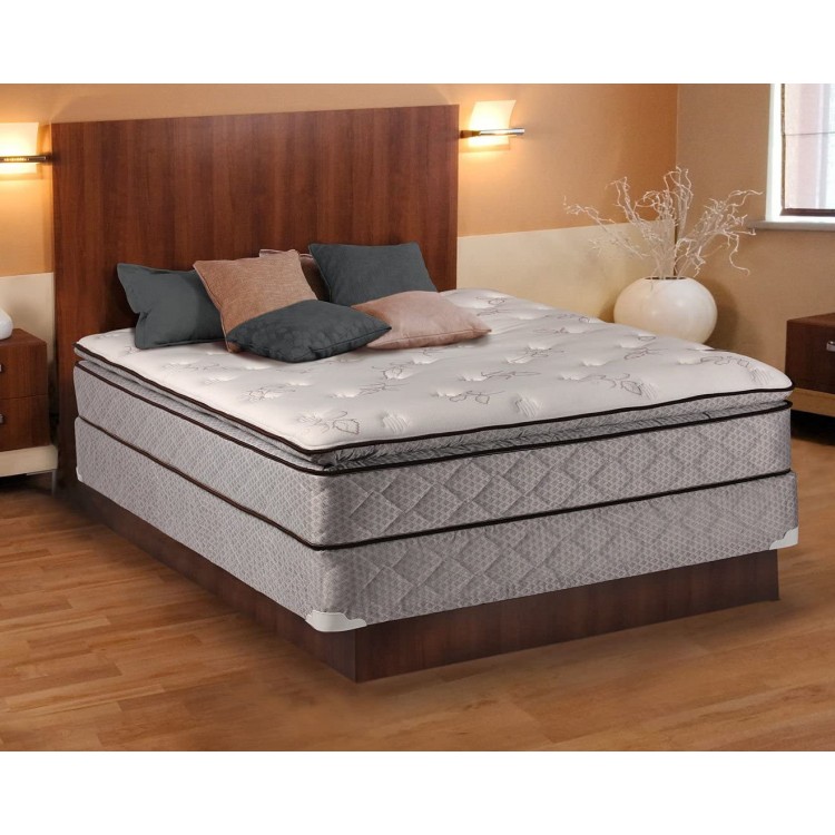 Dream Sleep Madison Gentle Plush Mattress Set with Mattress Cover Protector Sleep System with Enhanced Cushion Support Orthopedic and Longlasting Comfort King 76"x80"x13"