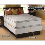 Dream Solutions USA Natural Sleep Full Size Medium Soft PillowTop Mattress and Box Spring Set Double-Sided Sleep System with Enhanced Cushion Support- Fully Assembled Back Support Longlasting