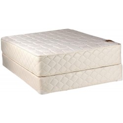 DS Solutions USA Grandeur Deluxe 2-Sided Gentle Firm Mattress and Box Spring Set with Mattress Protector Included Orthopedic Fully Assembled Luxury Height Longlasting King 76"x80"x12"