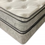 Mayton 12-Inch Medium Plush Double sided Pillowtop Innerspring Fully Assembled Mattress And 8" Wood Box Spring Foundation Set Queen