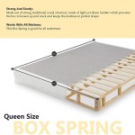 Nutan 12-Inch Medium Plush Double sided Pillowtop Innerspring Fully Assembled Mattress And 8" Wood Box Spring Foundation Set Queen