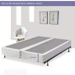Spring Sleep 8-Inch Wood Fully Assembled Traditional Box Spring Foundation for Mattress King