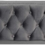 Morden Fort Modern 2 Pieces of Chair and Loveseat Couch Set with Dutch Velvet Grey Iron Legs.