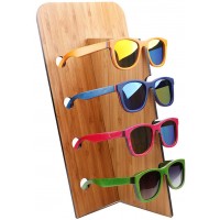 Bamboo Glasses Display Stand Sunglasses Display Props Window Counter