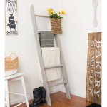 BrandtWorks 204L-WORN Modern Rustic Style Worn Gray Ladder 20" x 72"