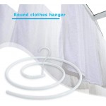 BVENGU piral Shaped Sheet Quilt Blanket Hanger Round Rotating Clothes Drying Hook Quilt Blanket Rack Stainless Steel Drying Rack