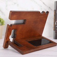 Phone Rack Watch Storage Rack Bamboo for Holding Glasses for Daily Life