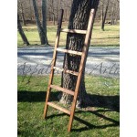 Rustic Ladder 60" Distressed Blanket Ladder Quilt Ladder Ladder Shelf Pot Rack Custom Built