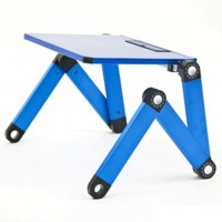 ShiSyan Desk Folding Laptop Table Aluminum Bed Lazy Table Small Desk Small Dining Table A_3526.5cm