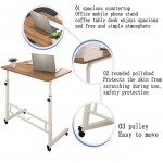 ShiSyan Desk Lazy Bedside Laptop Desk Desktop Home Bed with Simple Desk Simple Folding Mobile Small Table 80 40cm