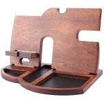 Smooth Surface Wood Stand Holder Wood Storage Rack for Male for Boyfriend
