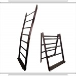 The LadderRack It's 2 Quilt Racks in 1! 7 Rung 30" Model Weathered Black