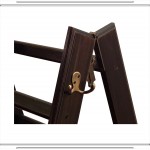 The LadderRack It's 2 Quilt Racks in 1! 7 Rung 30" Model Weathered Black