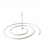 Zhicheng Newly Upgraded Space-Saving Stainless Steel Spiral Hanger,7.21 ft Spiral Hanger Spiral Quilt Storage Hanger Quilt Blanket Hanger Indoor and Outdoor can Withstand 20KG 2 Pcs