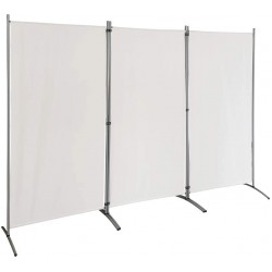 Room Divider – Folding Partition Privacy Screen for School Church Office Classroom Dorm Room Kids Room Studio Conference 102" W X 71" Inches Freestanding & Foldable