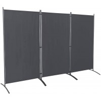STEELAID Room Divider – Folding Partition Privacy Screen for School Church Office Classroom Dorm Room Kids Room Studio Conference 102" W X 71" Inches Freestanding & Foldable